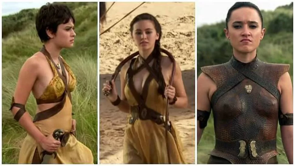 TRÍO MORTAL. Las hijas bastardas de Martell son hábiles para el combate. (IMAGEN TOMADA DE ABC)