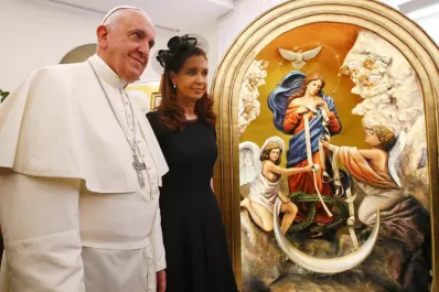 Cristina será recibida por el Papa Francisco en el Vaticano, por cuarta vez