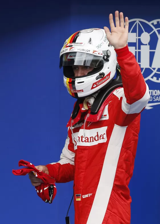 CENTRO DE ATENCIÓN. Sebastian Vettel viene de ganar. reuters