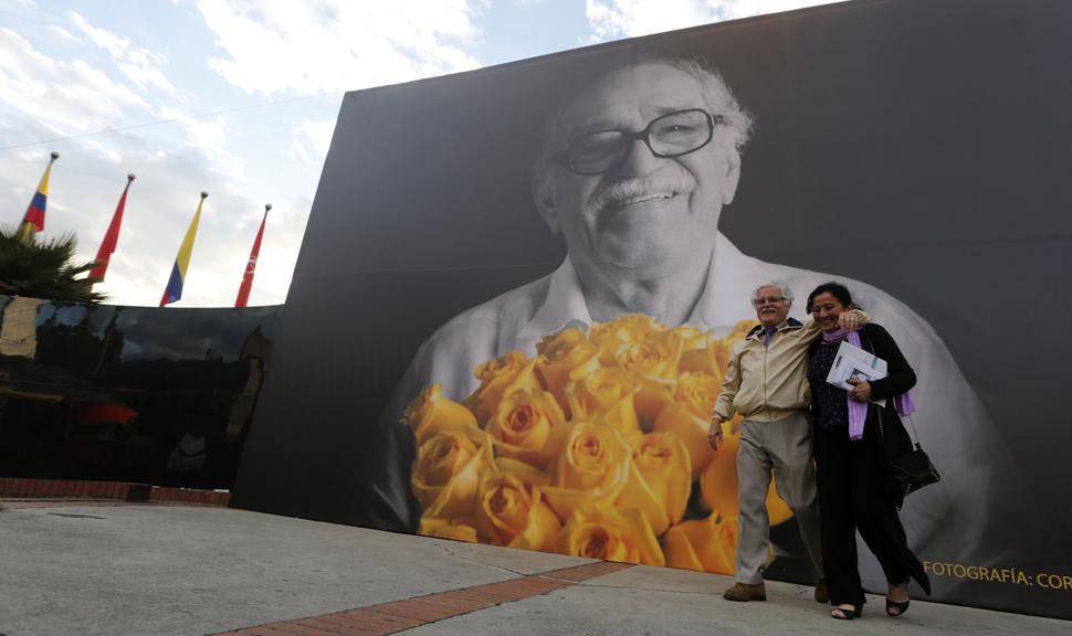 RECUERDO. En Colombia, García Márquez es un héroe nacional. REUTERS