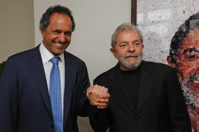 Scioli se reunió en San Pablo con “Lula”
