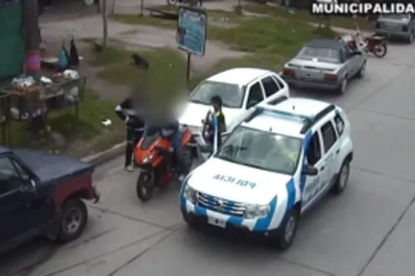 Policías en acción en Tafí Viejo