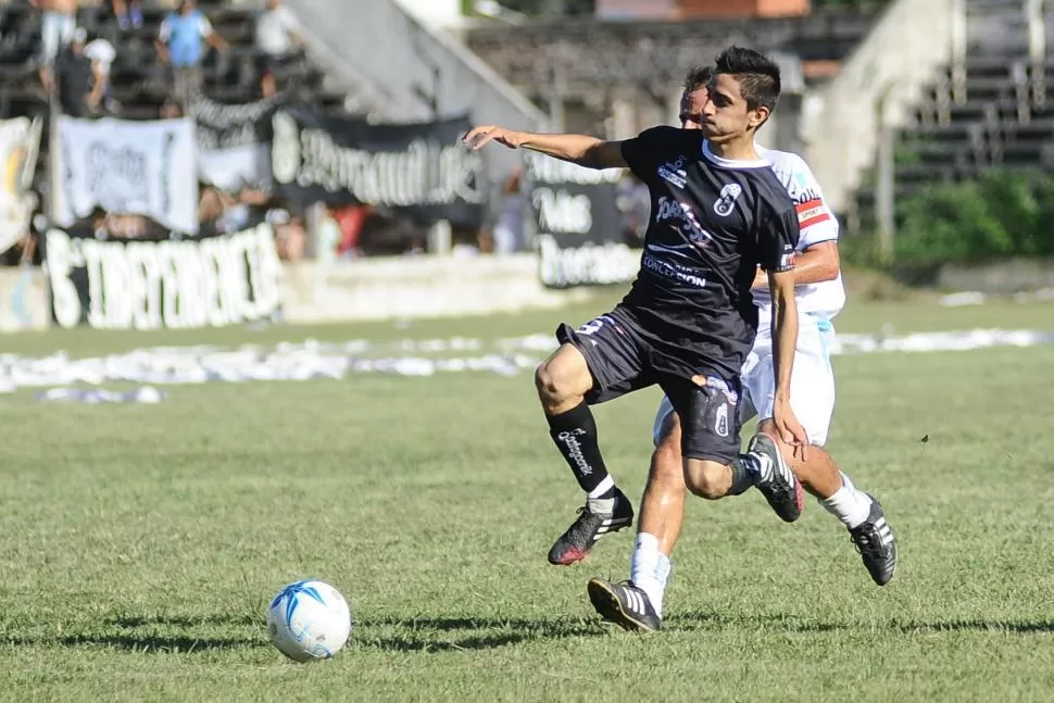 GENEROSIDAD. Rodríguez aporta fútbol y marca en el mediocampo “cuervo”. la gaceta / foto de osvaldo ripoll (archivo)
