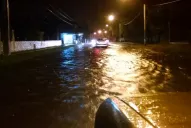 Las calles se inundaron en Aguilares y Alberdi