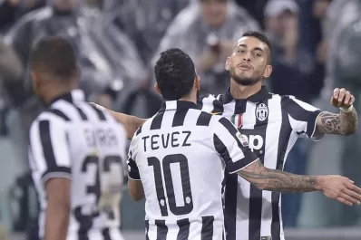 Juventus, con Tevez, le ganó a Monaco y sacó ventaja para acceder a las semifinales