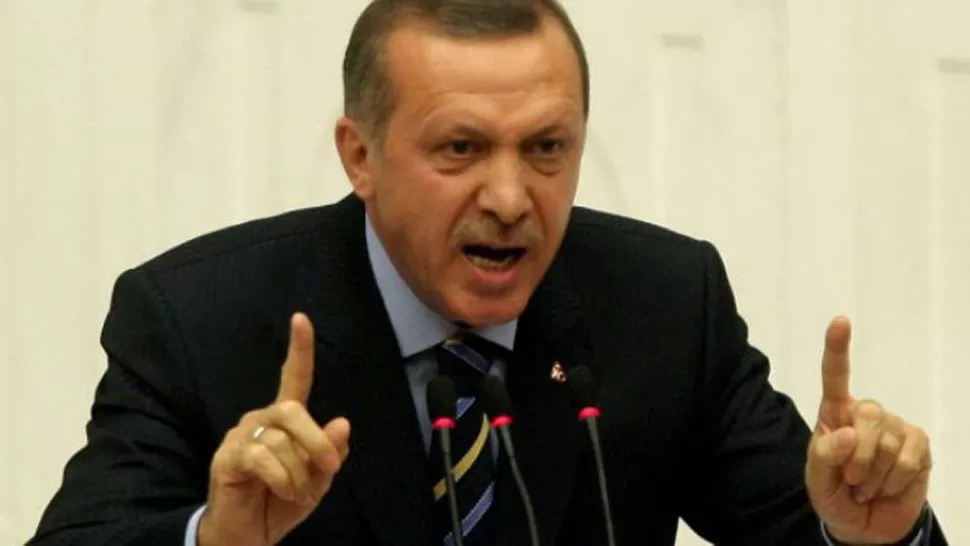 MOLESTO. El presidente de Turquía, Recep Tayyip Erdogan. FOTO TOMADA DE Agencia de Noticias Prensa Armenia.