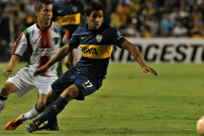 Boca venció a Palestino 2-0, en La Bombonera