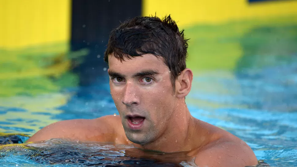 EL REGRESO. Phelps volvió a competir en 2014, después de abandonar la actividad tras los JJOO de Londres. ARCHIVO