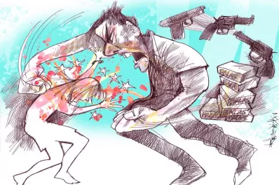 Su esposa lo denunció por violencia y descubrieron que tenía un arsenal