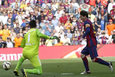 Messi llegó a 400 goles en Barcelona
