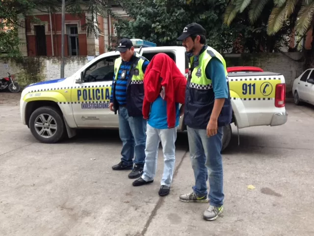 DETENIDO. El sospechoso quedó alojado en una dependencia de Junín 800. Ministerio de Gobierno, Justicia y Seguridad