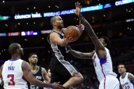 San Antonio quedó a un juego de eliminar a Clippers