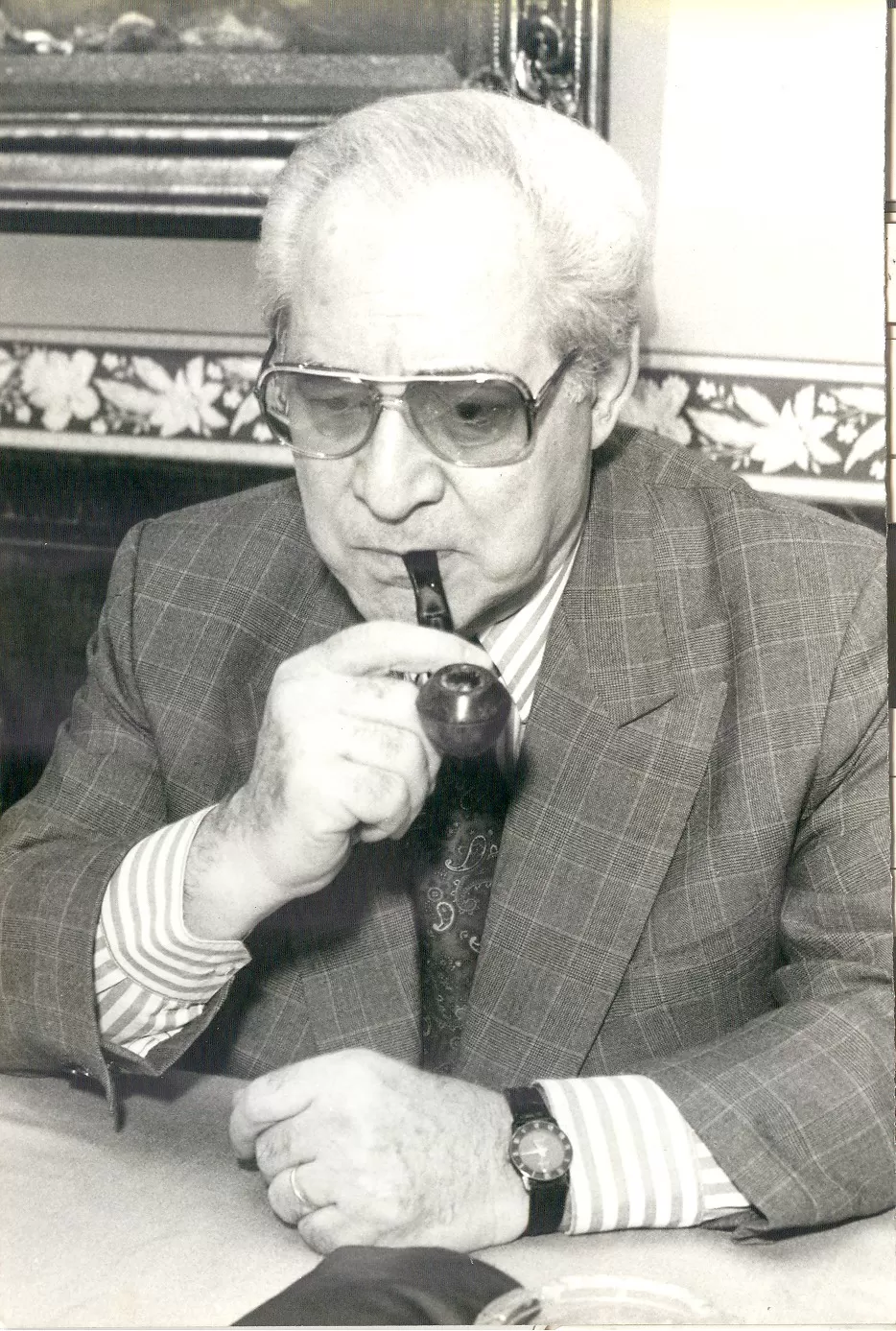 EN 1993. Castiñeira visitó LA GACETA como subsecretario de Cultura.  la gaceta / archivo