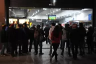El clásico los atrapó en la calle