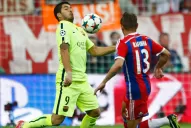 Mirá el taco mágico de Suárez ante Bayern Munich