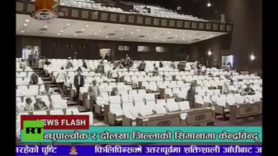 Así se vivió el terremoto en el Parlamento de Nepal