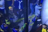 Mirá las imágenes del hincha de Boca que arrojó el gas pimienta