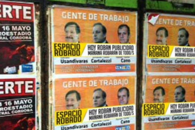 Fuerte 'escrache' por espacios publicitarios