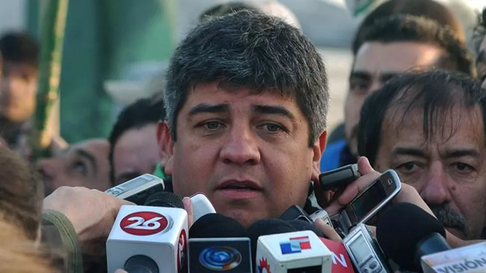 ANTICIPO. Pablo Moyano dijo que el paro se hará con movilización. LA GACETA