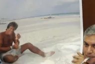 Toscano mostró una fotografía polémica de Bussi en la Legislatura