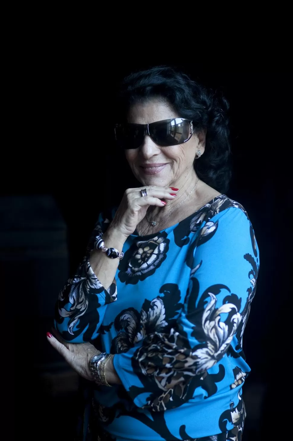 EN TUCUMÁN. Carmen Flores posa durante su visita a LA GACETA. la gaceta / foto de diego aráoz