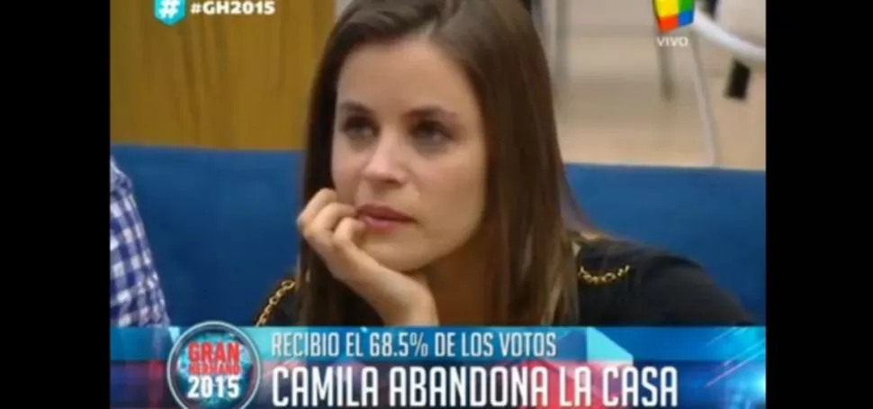 Gran Hermano 2015: Camila, la segunda eliminada