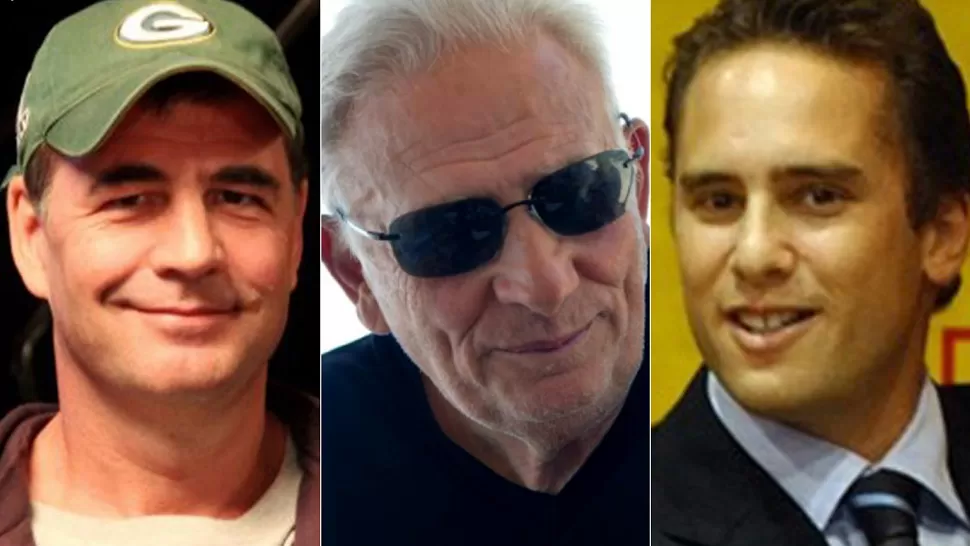 COMPROMETIDOS. Alejandro Burzaco, Hugo Jinkis y Mariano Jinkis, los tres argentinos investigados. 