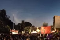 Fotografía panorámica Marcha #NiUnaMenos