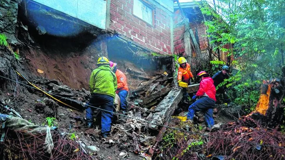 TEMPORAL. En San Martín de los Andes 9 familias fueron evacuadas. FOTO TOMADA DE RIONEGRO.COM.AR