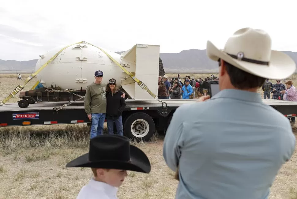 HISTORIA. Multitudes de estadounidenses peregrinan a los sitios vinculados con armas y con el poder nuclear.  foto de Ivan Pierre Aguirre / The New York Times