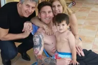 Antes de viajar a Chile, Messi disfruta de su familia