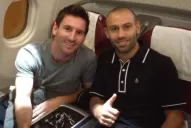Pereyra, Tevez, Messi y Mascherano llegaron a Chile