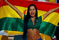 La sexy hincha boliviana que se ganó todas las miradas