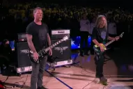 Metallica tocó el himno de Estados Unidos en las finales de la NBA