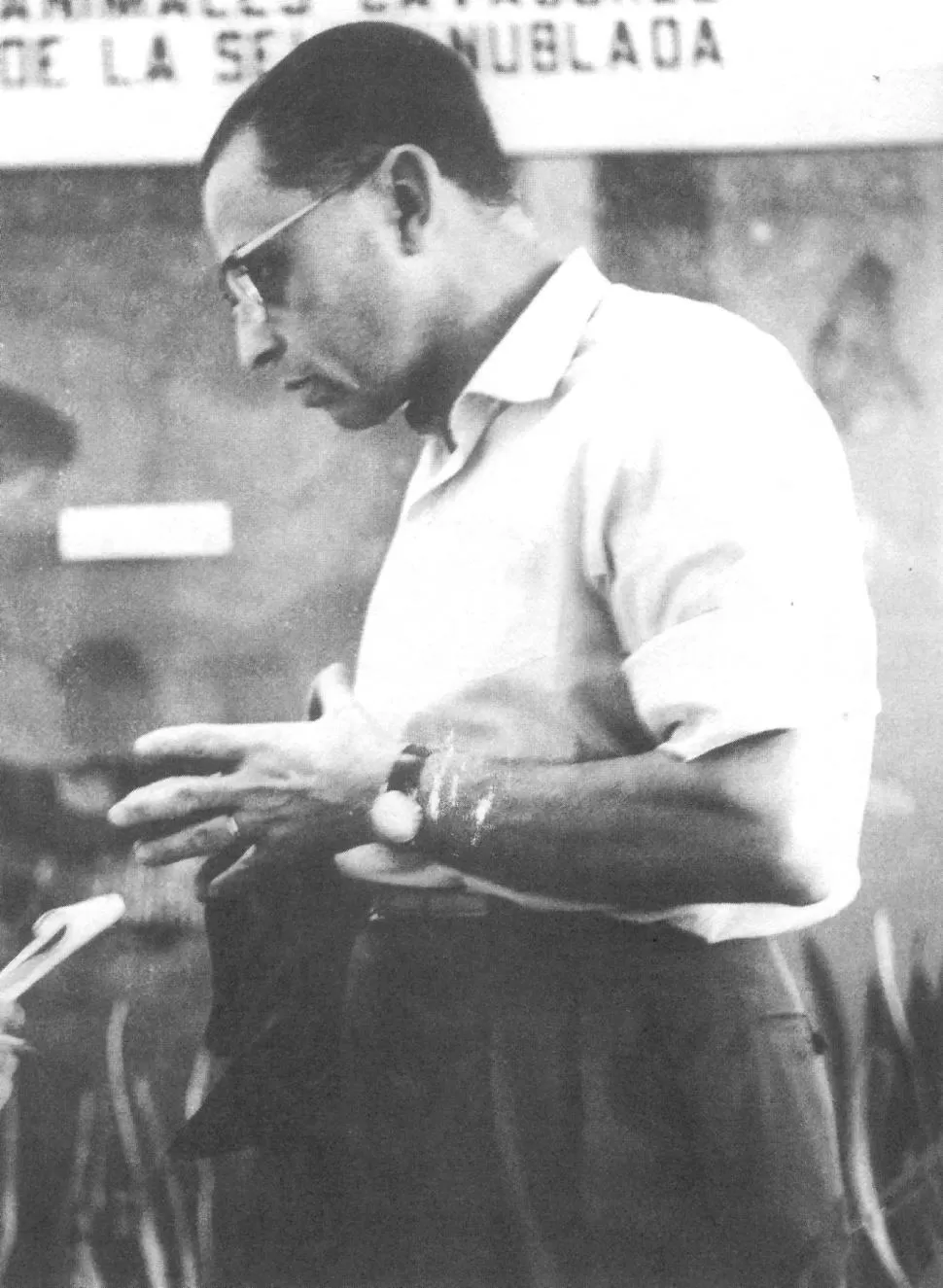 JUAN CARLOS FASCIOLO. El destacado investigador argentino, catedrático de la UNT en 1947-51, en una foto de 1960. la gaceta / archivo