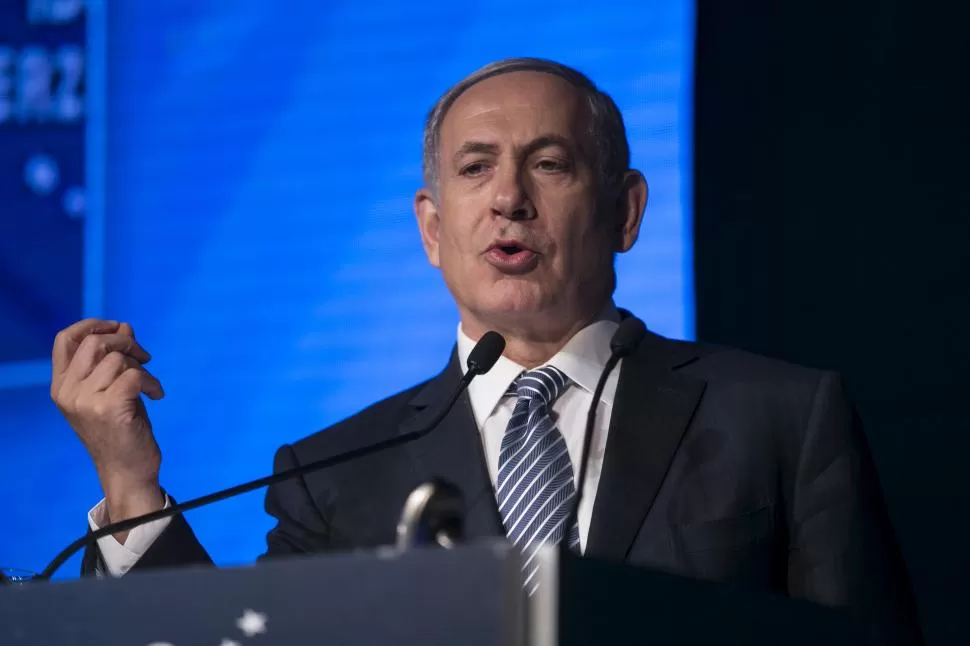 NETANYAHU. “Los que quieren culpar a Israel pierden su tiempo”, dijo. REUTERS 