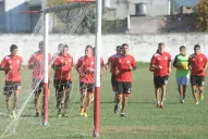 San Martín comenzó a preparar el partido ante Tesorieri