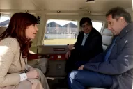 La primera foto de Cristina junto a la fórmula Scioli-Zannini