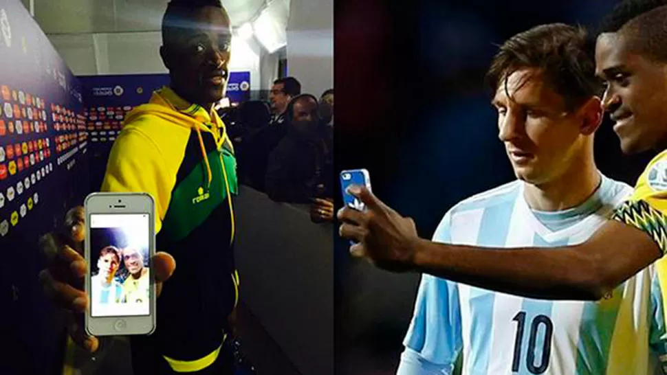 Una selfie con Messi vale oro
