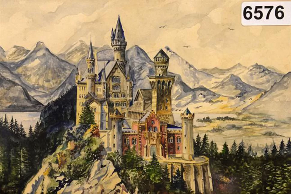 OBRA VENDIDA. El castillo de Neuschwanstein inspiró el logotipo de los estudios Disney. FOTO TOMADA DE LANACION.COM.AR