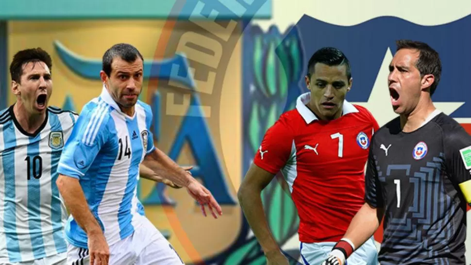 Todo lo que hay que saber de la gran final Argentina-Chile