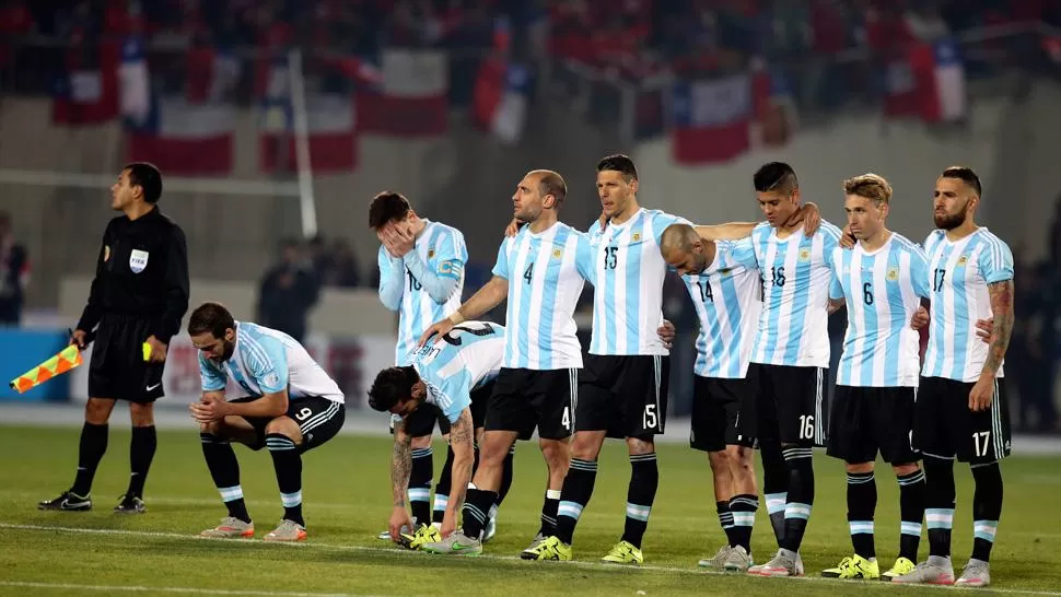 DESAZÓN. La selección argentina volvió a perder una final. FOTO TELAM
