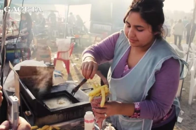 Milas, choris y papas fritas: el menú en el Hipódromo
