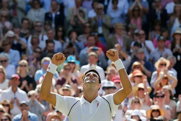 Djokovic le ganó a Gasquet y es el primer finalista de Wimbledon
