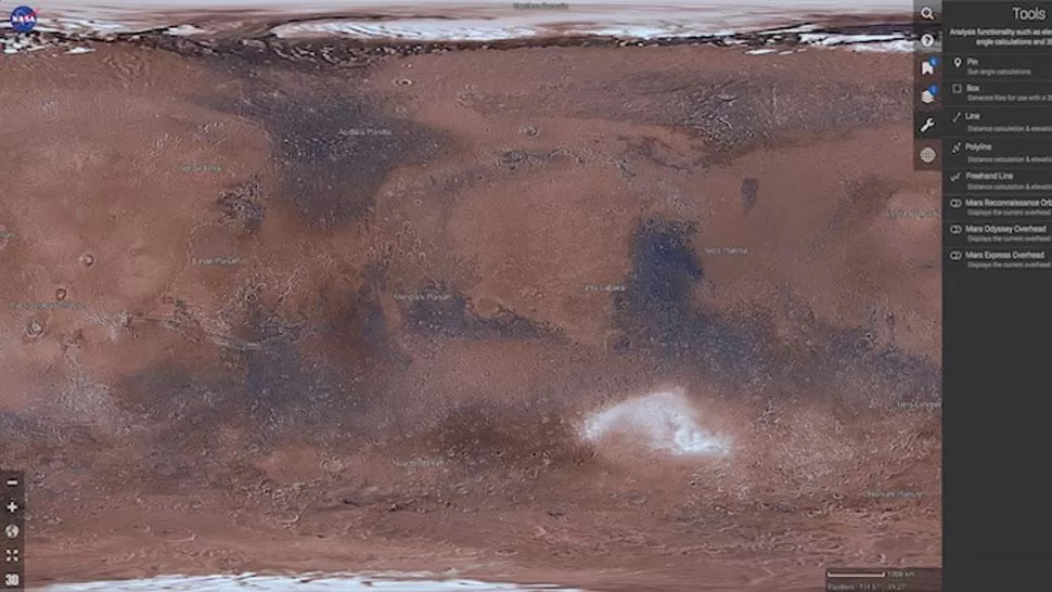 NASA te invita a explorar la superficie de Marte