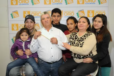 Con el premio, terminará de construir su casa