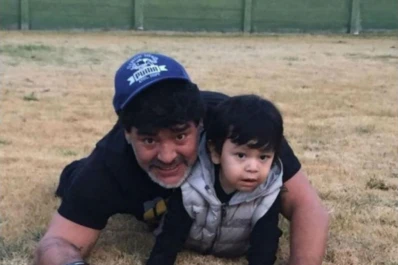 El rencuentro más esperado: Diego Maradona y su hijo Diego Fernando