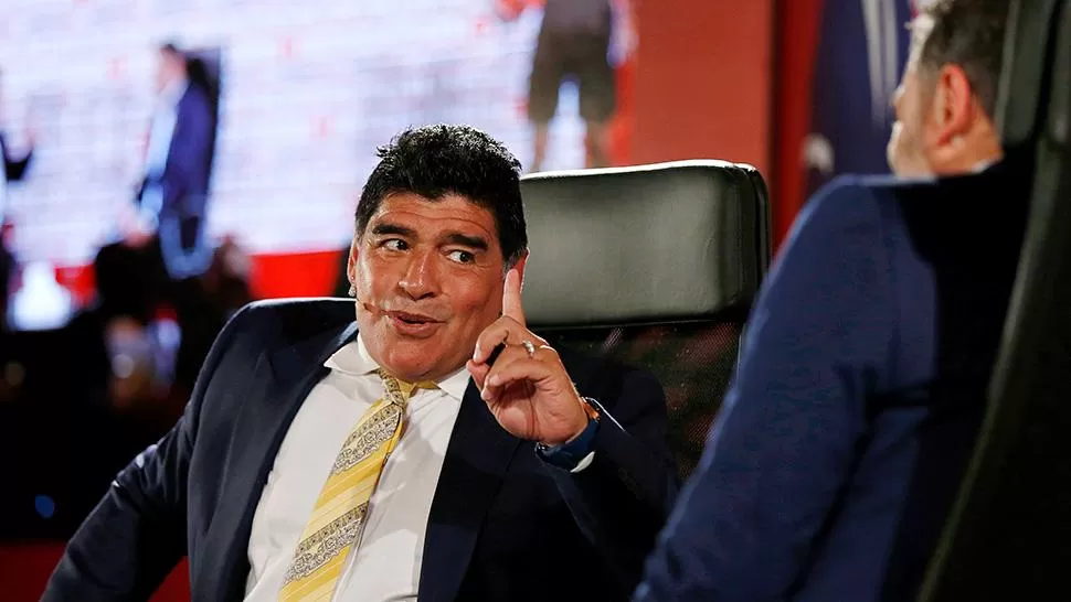 ADVERTENCIA. No hay que acostumbrarse a salir segundos, expresó Maradona.
FOTO DE ARCHIVO