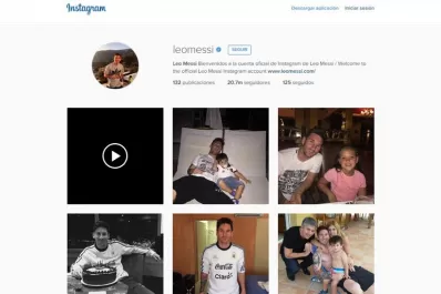 Messi llegó a los 20.000.000 de seguidores en Instagram