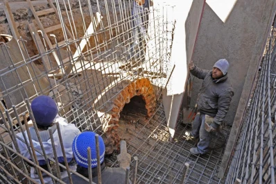 El primer desagüe de lluvia de la ciudad quedó al descubierto